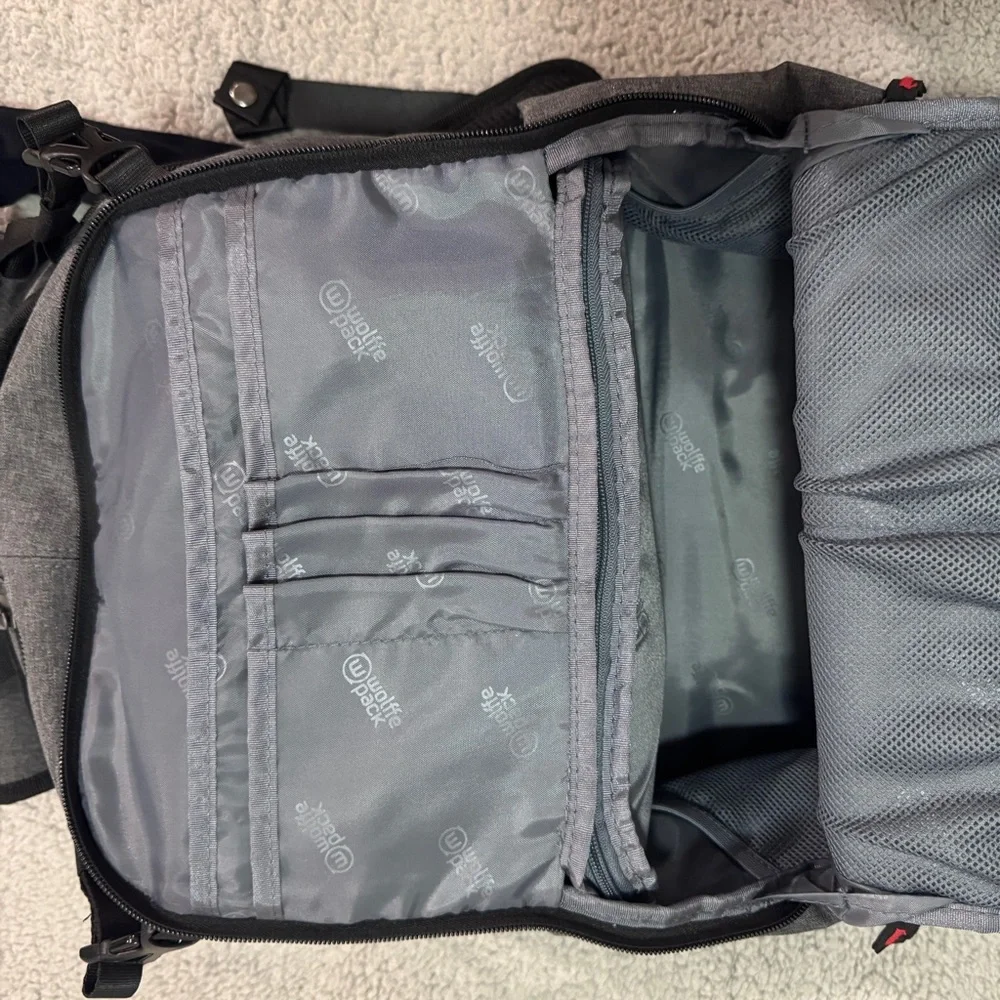 Wolffepack Camera Backpack Bag Capture Orbital 'SWINGS TO FRONT'